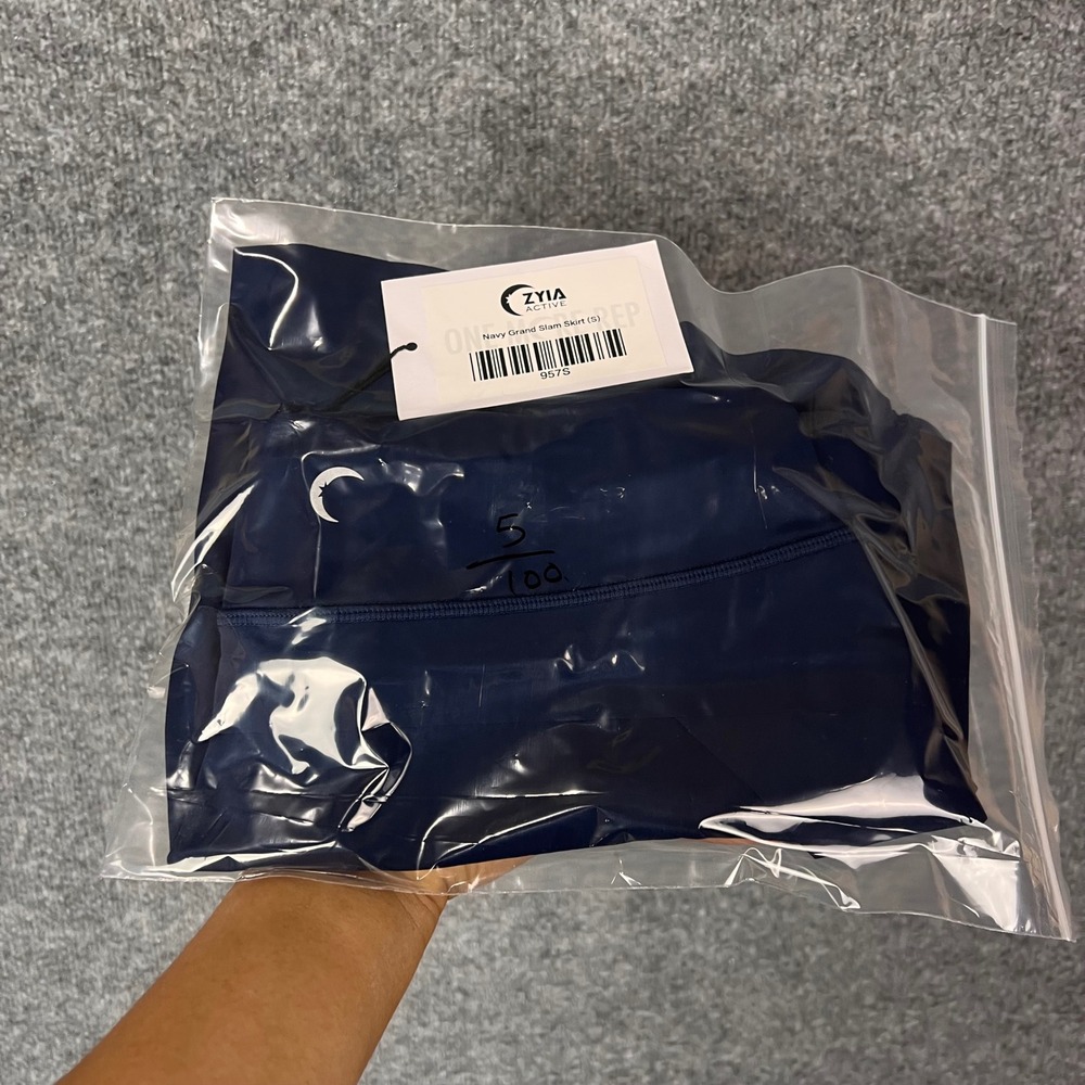 NEW Zyia Active Grand Slam Skirt Small Navy New Athletic Tennis Skort - Picture 7 of 7